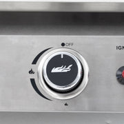 Dellonda 4 Burner Stainless Steel Portable Gas Plancha with Warming Rack 10kW Dellonda - UK Camping And Leisure