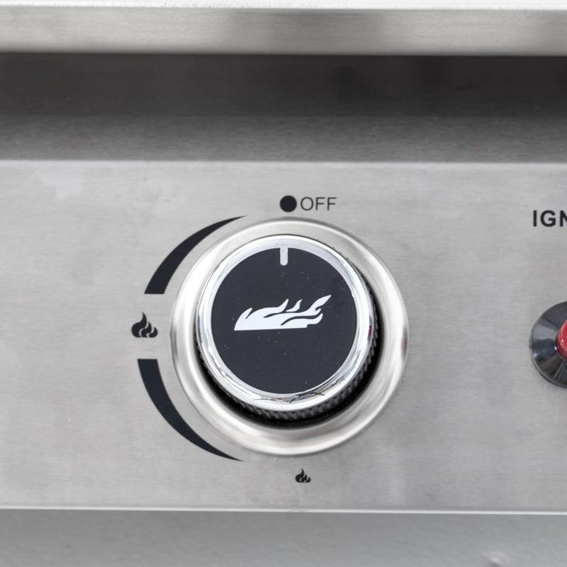 Dellonda 4 Burner Stainless Steel Portable Gas Plancha with Warming Rack 10kW Dellonda - UK Camping And Leisure