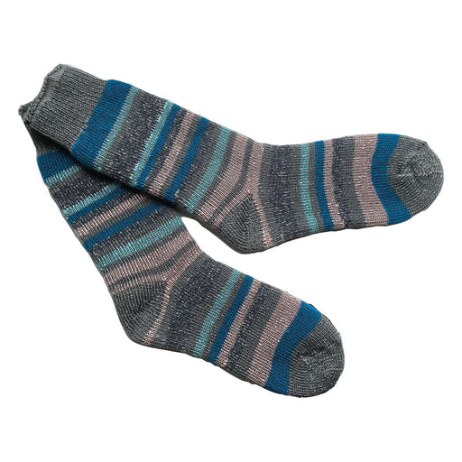 Ladies thermal insulated striped socks (assorted colours) 2628 UK Camping And Leisure - UK Camping And Leisure