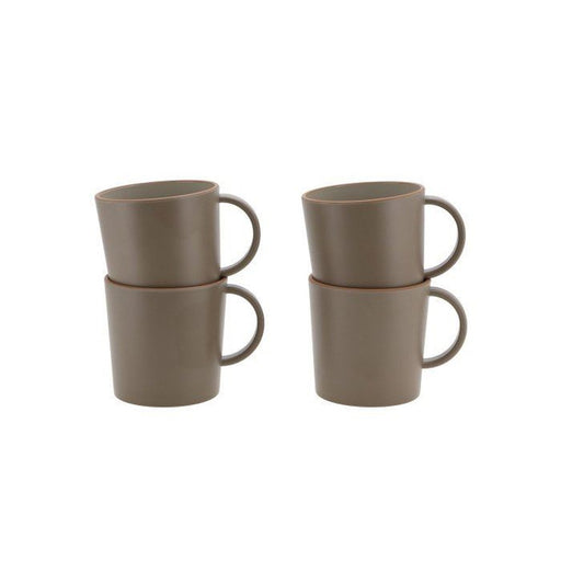 Travellife Avila (Rpet) Mug 4Pc Taupe | UK Camping and Leisure