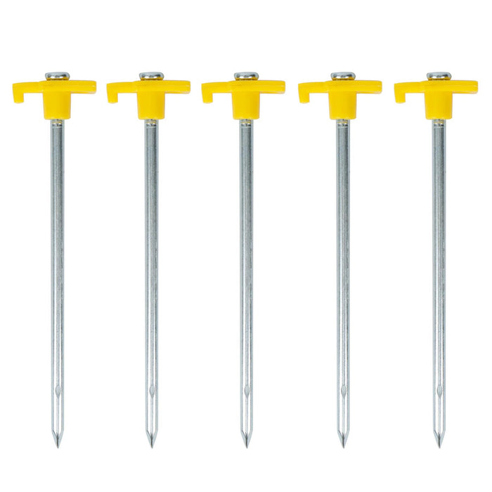 Leisurewize 20 Pcs Heavy Duty Tent Pegs Set 7x200mm Leisurewize - UK Camping And Leisure