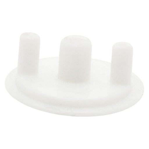 Top Hat Hinge Cover White Nova - UK Camping And Leisure