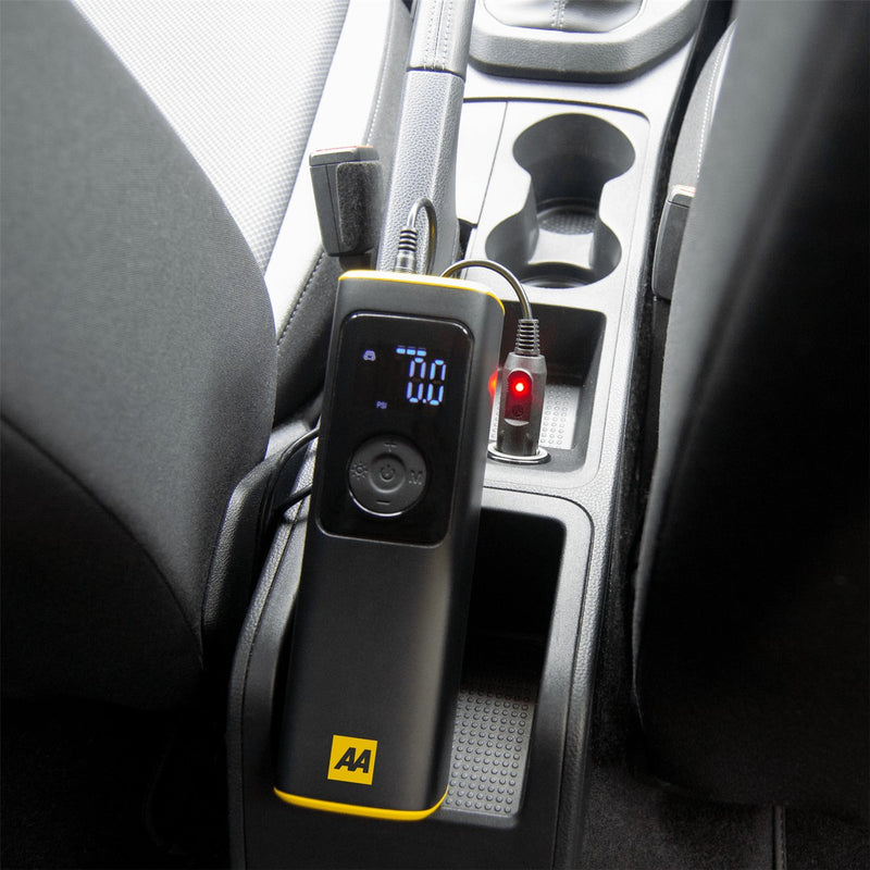 AA Rechargeable Tyre Inflator With Power Bank 12V USB - View 8