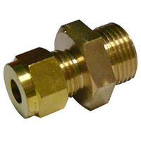 AG Male Compression Gas Coupling (3/8" Copper to 1/2" BSP)