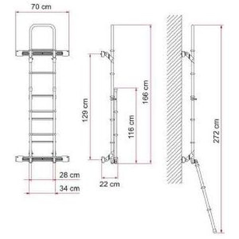 Fiamma Kit Bars Deluxe For Transit >14 Deep Black 08772-02A Fiamma - UK Camping And Leisure