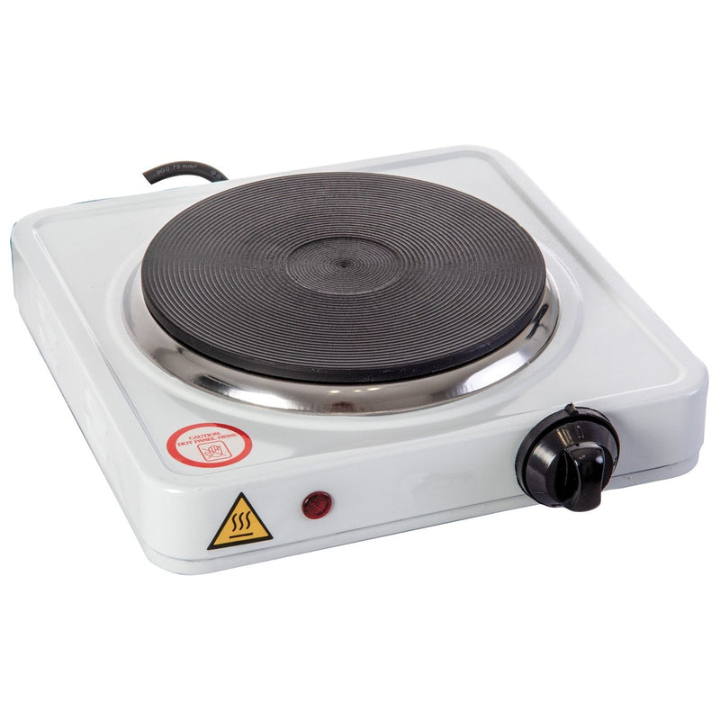 Quest Single Hot Plate - White Quest - UK Camping And Leisure