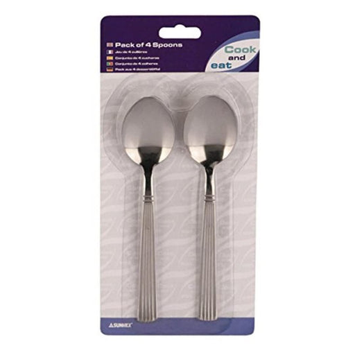 Linear Dessert Spoon (4) X3022DS4 Zodiac - UK Camping And Leisure