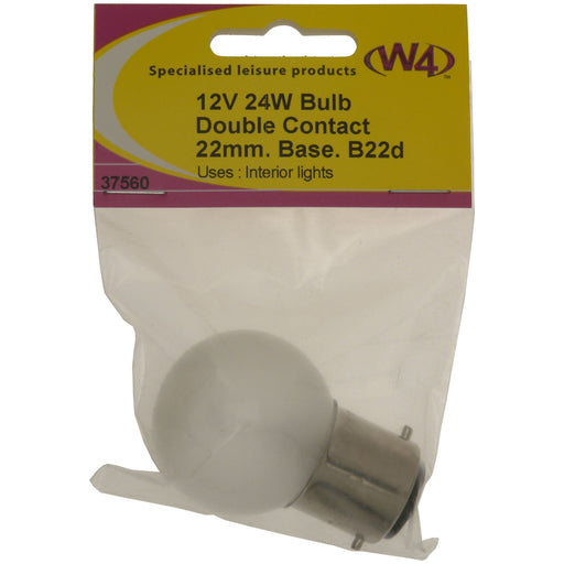 W4 22D Bulb 24W 12V 37560 W4 - UK Camping And Leisure
