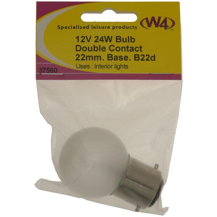 W4 22D Bulb 24W 12V 37560 W4 - UK Camping And Leisure