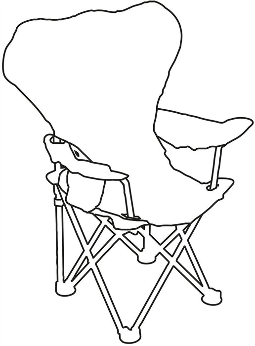 Quest Childrens Monkey Fun Folding Chair Quest - UK Camping And Leisure