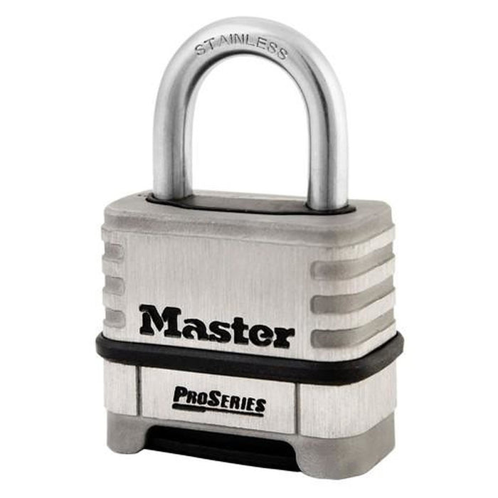 Masterlock Padlock SS 57mm Combination Type Masterlock - UK Camping And Leisure