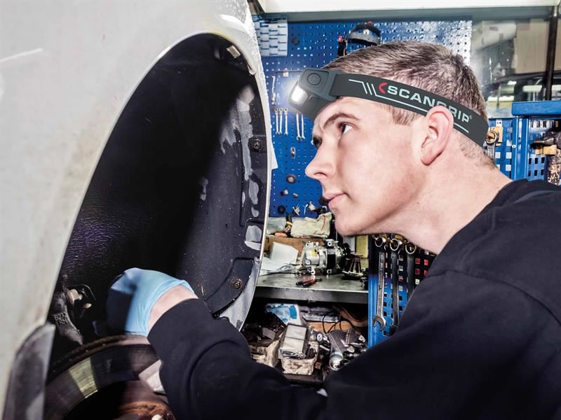 Scangrip® I-VIEW Rechargeable Headlamp with Sensor 400 lumens SCANGRIP® - UK Camping And Leisure