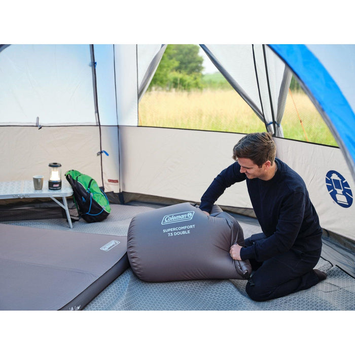 Coleman Supercomfort Sleeping Mat - Double 7.5 Self Inflating Camping Bed
