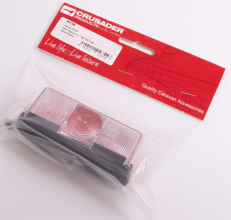 Jokon Red White Side Marker Lamp Light Bailey Pagent Ranger Senator Caravan with Bulb