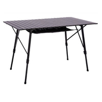 Quest Elite Colliford Slatted Black Camping Table
