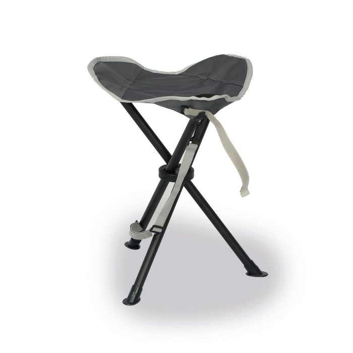 Quest Autograph Devon Stool Foot Rest (Black Edition) Quest - UK Camping And Leisure