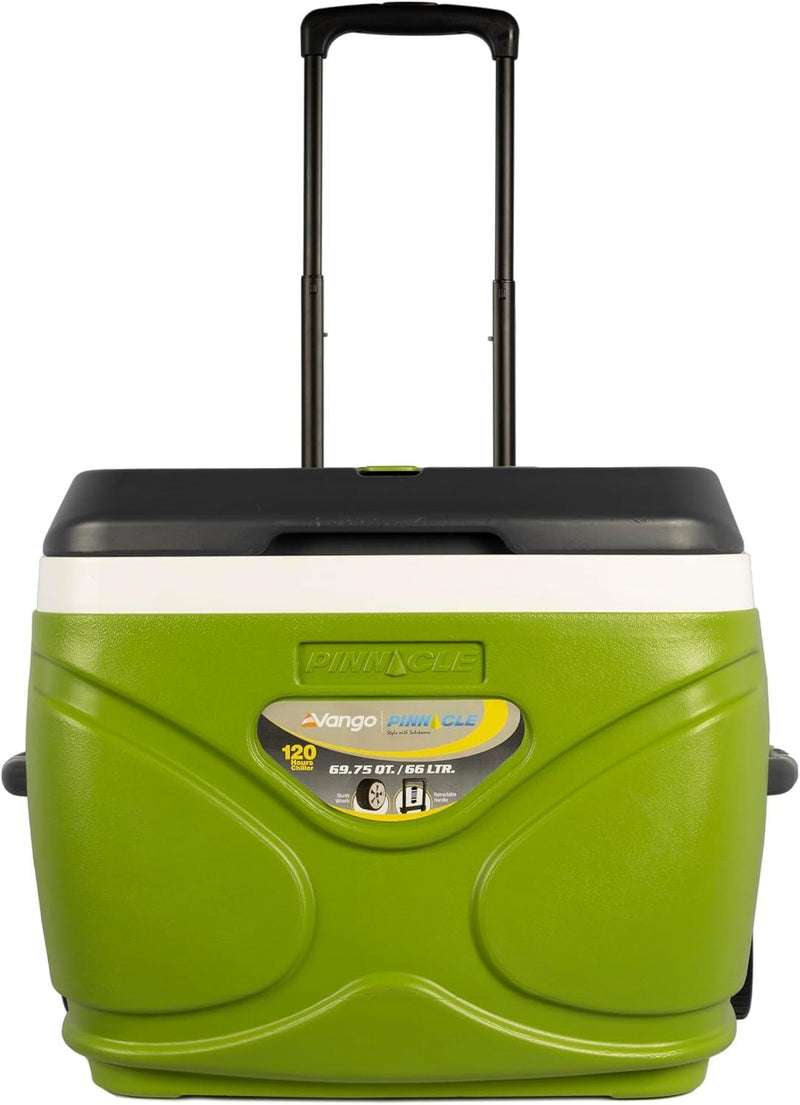 Vango Vango Pinnacle Wheelie 66L - 120Hr Cooler Coolbox 66L Green Vango - UK Camping And Leisure