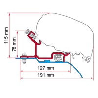 Fiamma Kit For Ducato/Jumper/Boxer H3 98655-656