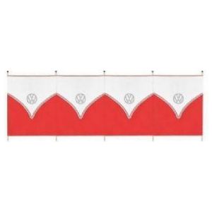 Vw 5 Pole Tall Windbreak Red WB071 VW - UK Camping And Leisure