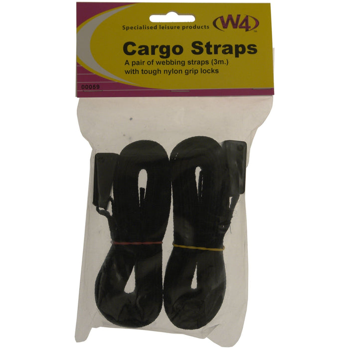 W4 Cargo Straps (2) 00059 W4 - UK Camping And Leisure