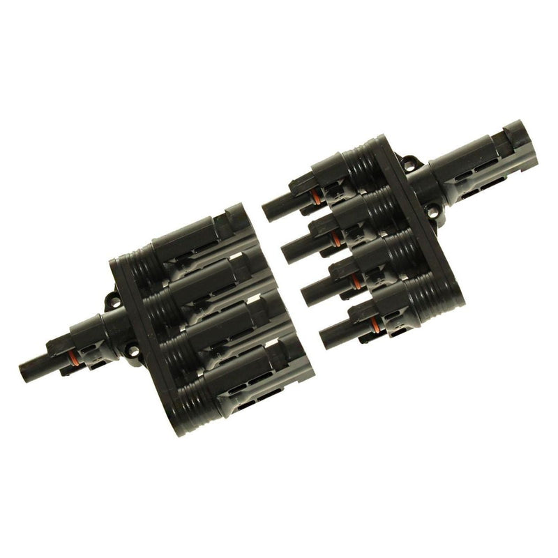 MC4 M/F 4-Way Connectors Dual Pack MC4 - UK Camping And Leisure