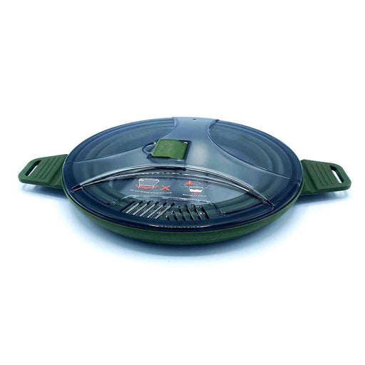 Wolf Outdoors EzyStow Collapsible Cooking Pot 2.5L Olive Green Wolf Outdoors - UK Camping And Leisure