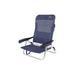 Crespo Beach Chair AL/221 Dark Blue Crespo - UK Camping And Leisure