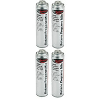 4x GoSystem Butane Propane Mix Gas 350g 631ml