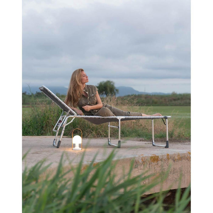 Crespo Lounger Low AL/367 Dark Grey Crespo - UK Camping And Leisure