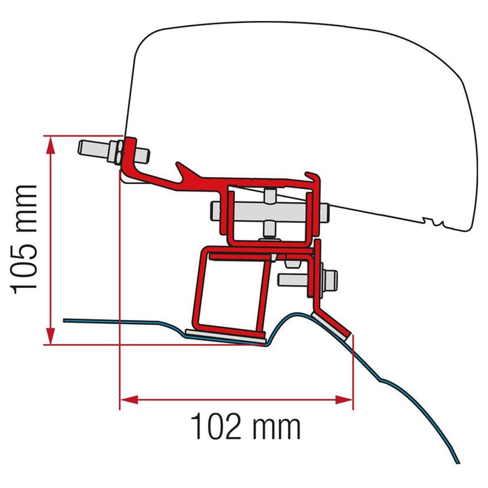 Fiamma Kit F40 for Mercedes V Class: Enhance Your Camper's Awning System Fiamma - UK Camping And Leisure