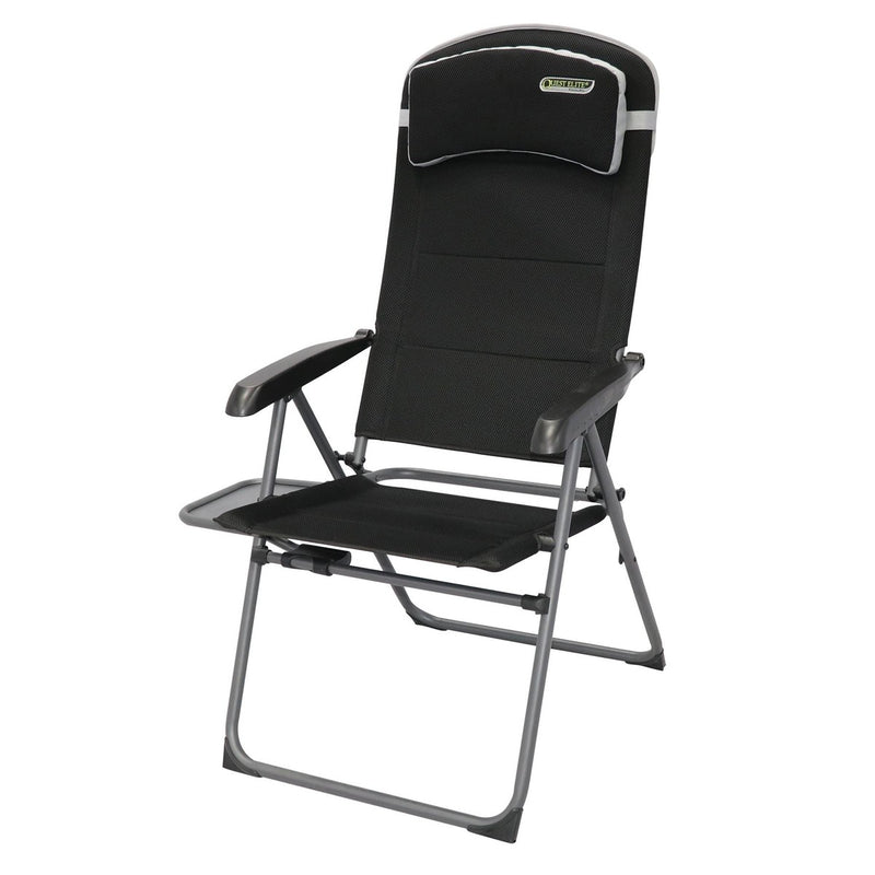 Quest Vienna Pro Recline Camping Caravan Chair with Side Table Quest - UK Camping And Leisure