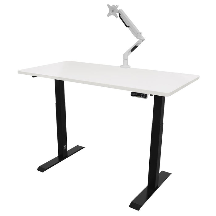 Dellonda  Electric Height Adjustable Standing Desk 1400 x 700mm Dual Motor 100kg Dellonda - UK Camping And Leisure