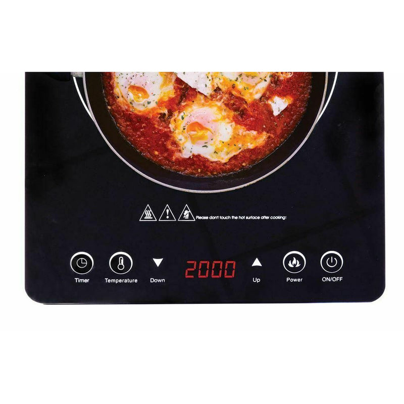 Leisurewize Camping Caravan Motohome Home Low Watt Cooking Glass Hob Plate Stove - Image 4 of 6 | Home & Garden > Outdoor Eating > Food Preparation | UK Camping and Leisure