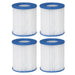 Dellonda Swimming Pool Filter Cartridge - Pack of 4 DL116 Dellonda - UK Camping And Leisure