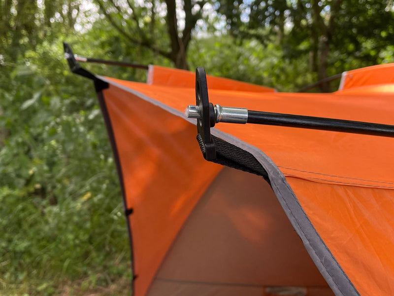 Olpro Beach Tent Orange Shelter | lightweight, festival, garden