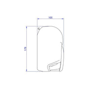 Thule Omnistor 8000 wall awning 5.00x2.75m frame white, fabric - mystic gray Thule - UK Camping And Leisure