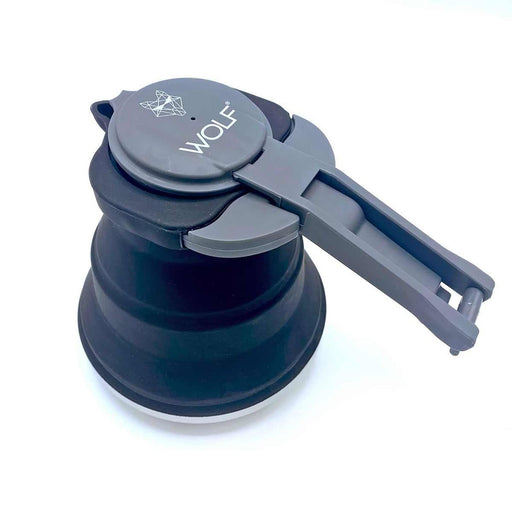 Wolf Outdoors Stainless Steel Base Silicone Collapsible Kettle 1.5L Wolf Outdoors - UK Camping And Leisure