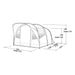 Easy Camp Edendale 400 4 Berth Pole Tent Easy Camp - UK Camping And Leisure