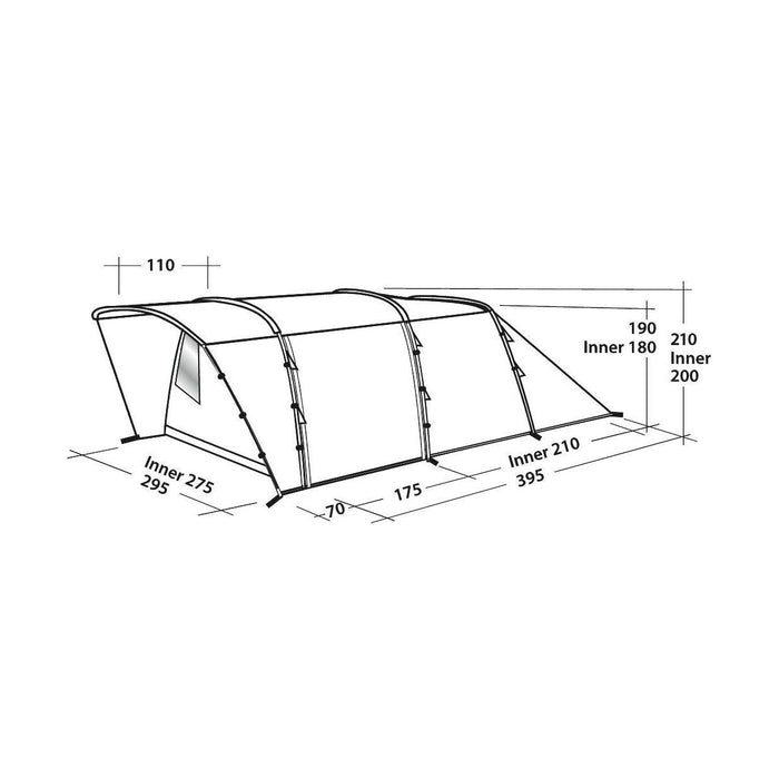 Easy Camp Palmdale 500 5 Berth Pole Tent Easy Camp - UK Camping And Leisure