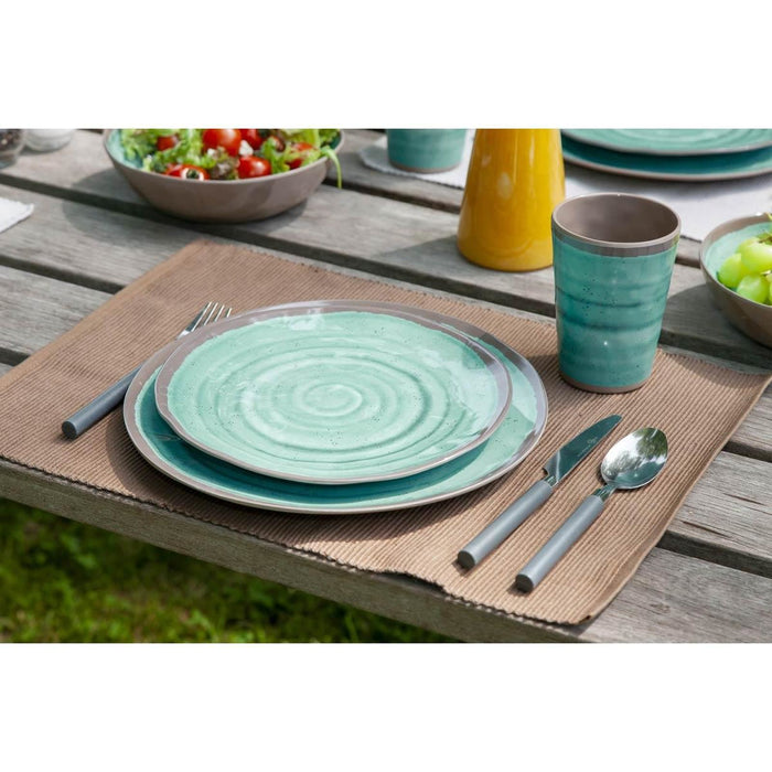 Bo-Camp Cup Halo Melamine 4 Pieces Aqua Bo-Camp - UK Camping And Leisure