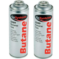 2x Go System Butane Gas Cartridge 277G,  for Camping, Cooking, and Outdoor Use
