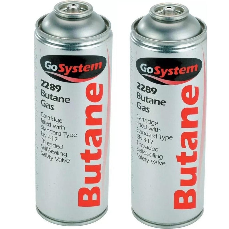 2x Go System Butane Gas Cartridge 277G, for Camping, Cooking, and Outdoor Use Go System - UK Camping And Leisure