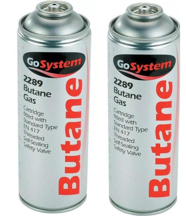 2x Go System Butane Gas Cartridge 277G, for Camping, Cooking, and Outdoor Use Go System - UK Camping And Leisure