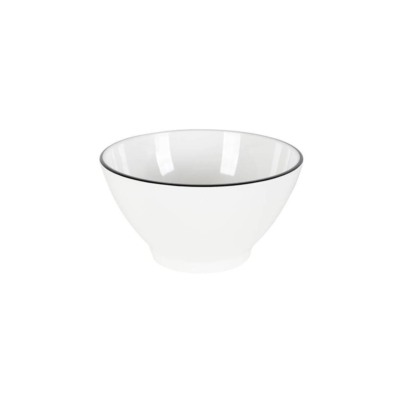 Gimex Linea Line Tableware Black 12 Pieces Gimex - UK Camping And Leisure