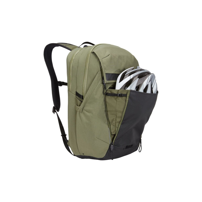 Thule Paramount Commuter Rucksack 27L Olivine Green Cycling Backpack Thule - UK Camping And Leisure