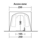 Outwell Pine Hills Awning Grey Outwell - UK Camping And Leisure