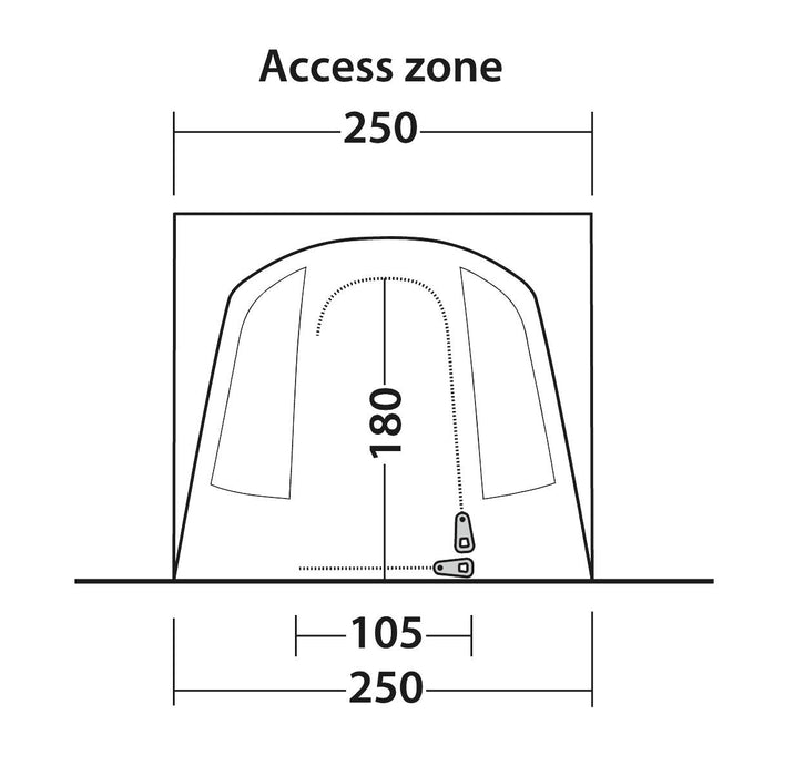Outwell Pine Hills Awning Grey Outwell - UK Camping And Leisure