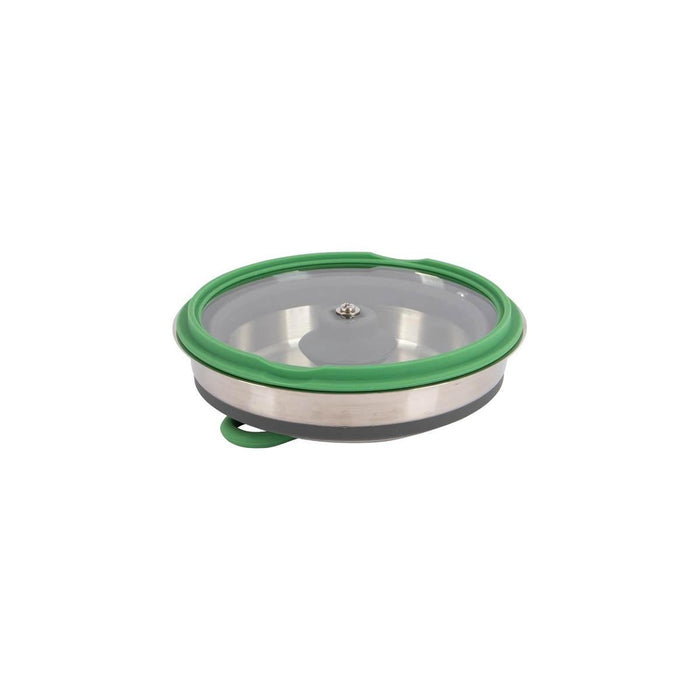 Bo-Camp Steel Pan with Lid Foldable Silicon 1.3 Litre Bo-Camp - UK Camping And Leisure