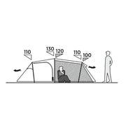 Easy Camp Hemsedal 4 Person Tunnel Tent 4 Berth Festival Camping - View 8