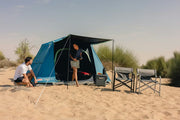 Coleman Deck Chair Grey Camping Garden Black Steel Frame Seat Caravan | folding chairs, lightweight, touring caravan